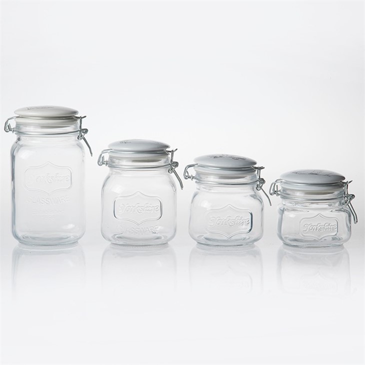 Airtight Glass Food Storage Jars With Ceramics Lid