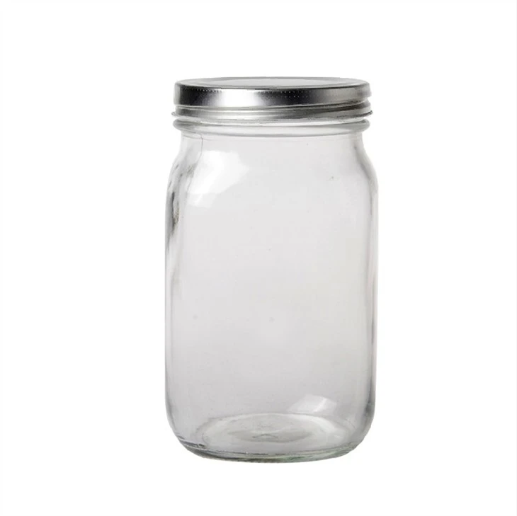 Glass Jars Airtight Stainless Steel Lid