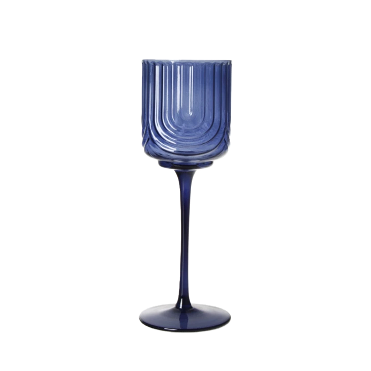 U-Groove Textured Wine Glass factory